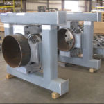 24″ Bolted Clamp Pipe Shoe with Slide Plates