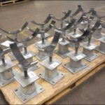 Adjustable Pipe Stands Designed for a Crude Oil Terminal in Texas