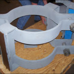 24" Pipe Shoe with Clamps