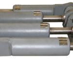 Limit stops are fabricated from carbon steel with stainless steel inner components