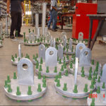 Adjustable Base Supports and Flanged Trunnions for Cold Piping