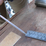 Applying Epoxy Adhesive to Non-Metallic Wear Pad (FRP Pad)