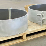 110 Custom Designed Pipe Clamps for a Construction Company in Ohio