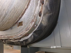 Loose & Broken Bolts and Steel Brace Ripping Fabric (Non-PT&P Support)