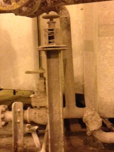 Rusted F-Type Spring Supports (non-PT&P supports)