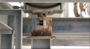 Rusted Variable Spring Support (non-PT&P supports)