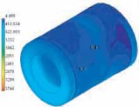 FEA on the detail of maximum stress