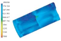 FEA on the stresses on insulation section