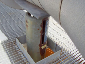 Rusted Variable Spring Support (non-PT&P support)