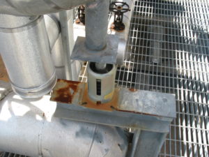 Rusted Variable Spring Support (non-PT&P supports)