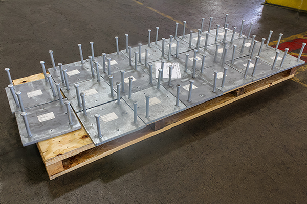 157 Embed Plates Designed for a Construction Company in Texas