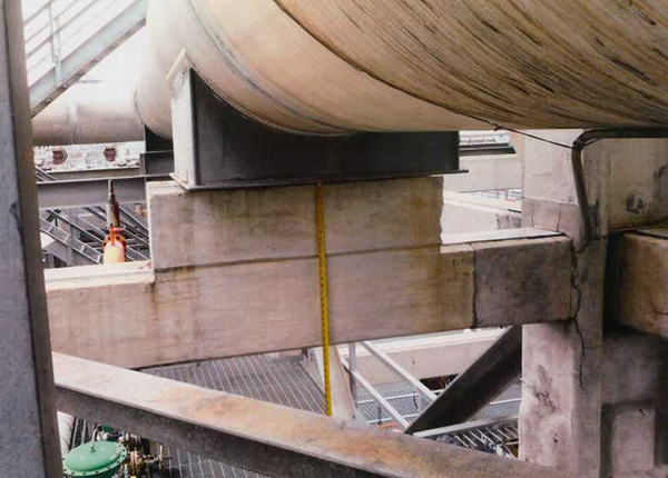 RFI on supporting a Coker duct with a base type spring support