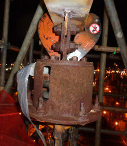 Incorrect sized and rusted variables spring emergency replacement