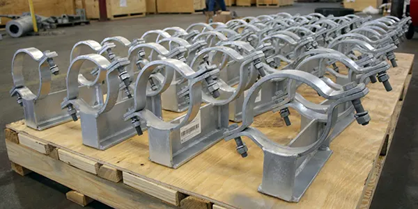 Pipe shoes and pipe guides from Piping Technology and Products