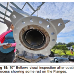 11 29 2023. bellows rust on flange1