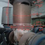 Generator exhaust flange with dimensions