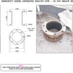 Exhausted pipe bellow