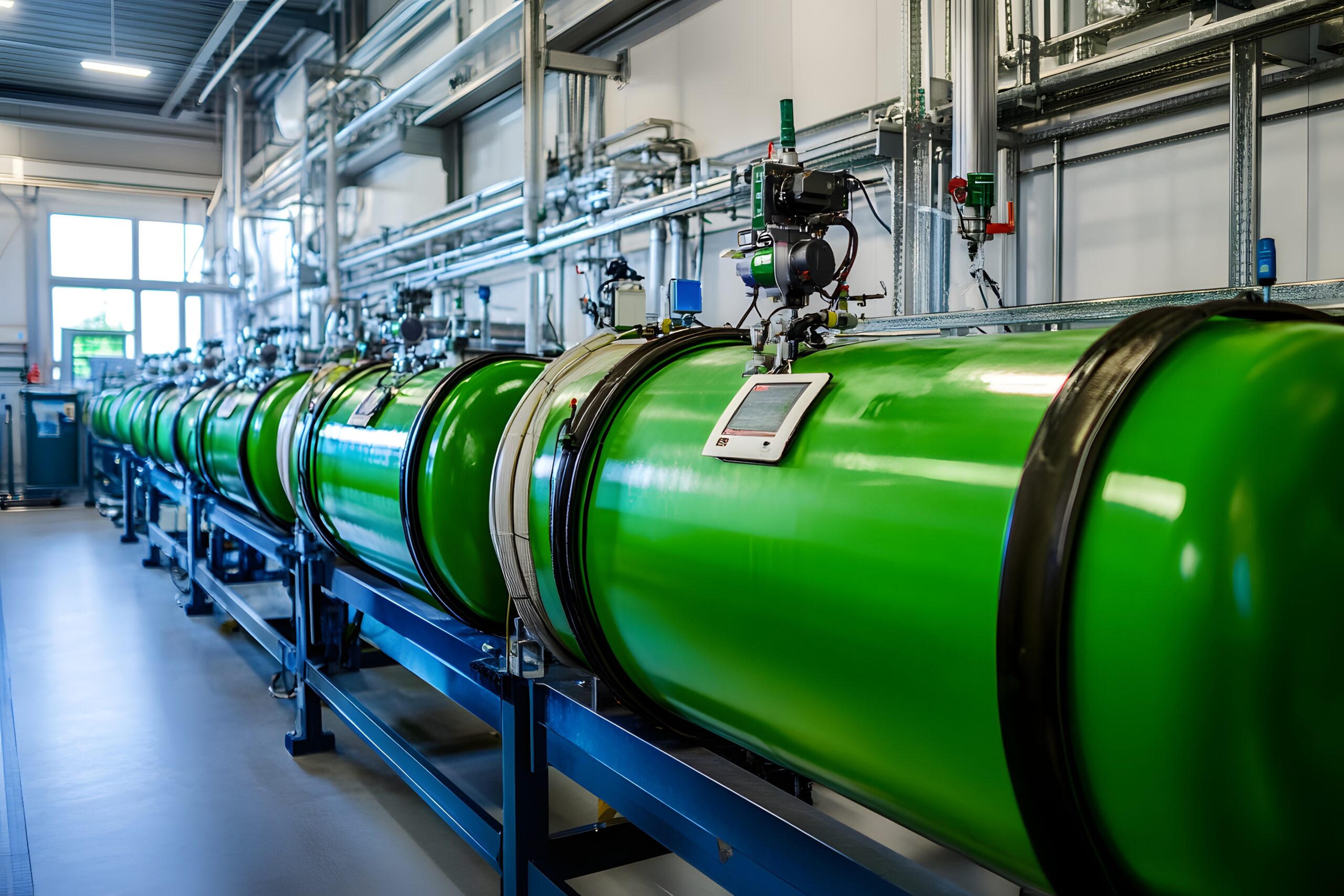 Pressure Vessels in renewable energy. Sweco Fab designs custom-fabricated pressure vessels.