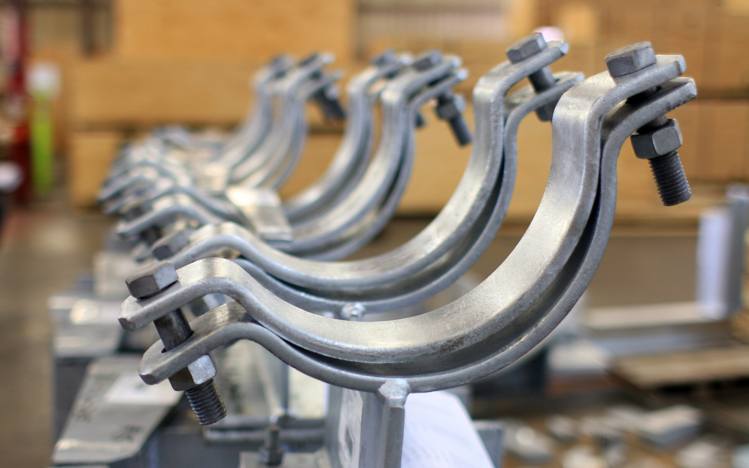 Pipe clamps from Piping Technology and Products.