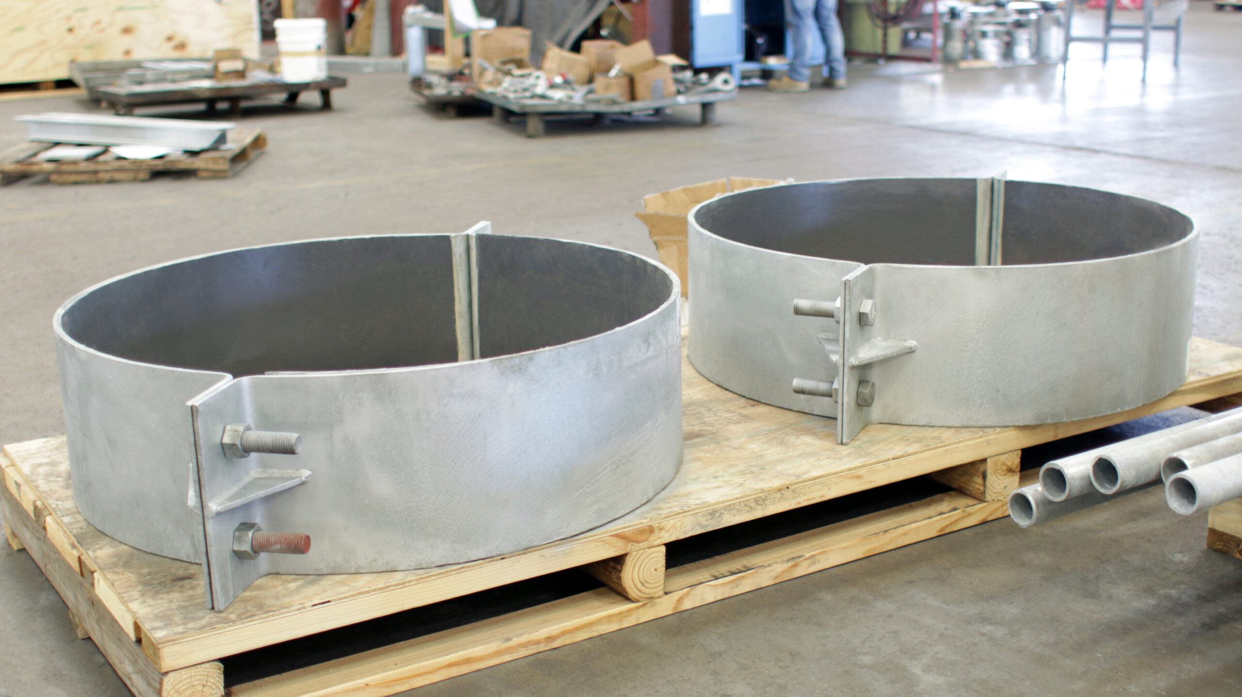 Pipe clamps from Piping Technology and Products.